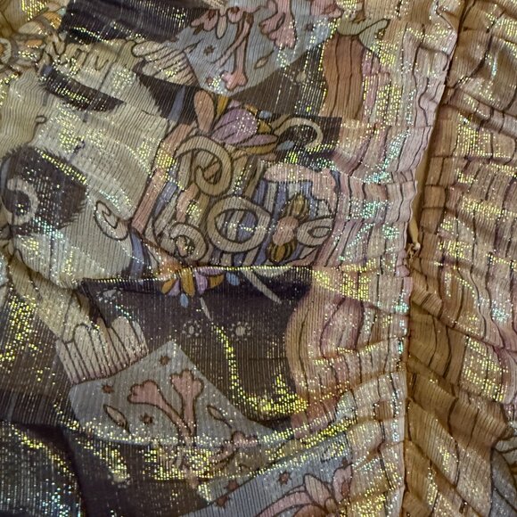 Like New Zimmerman Cosmic Handkerchief Mini Dress Zodiac Girls Tile 2 - Picture 8 of 9